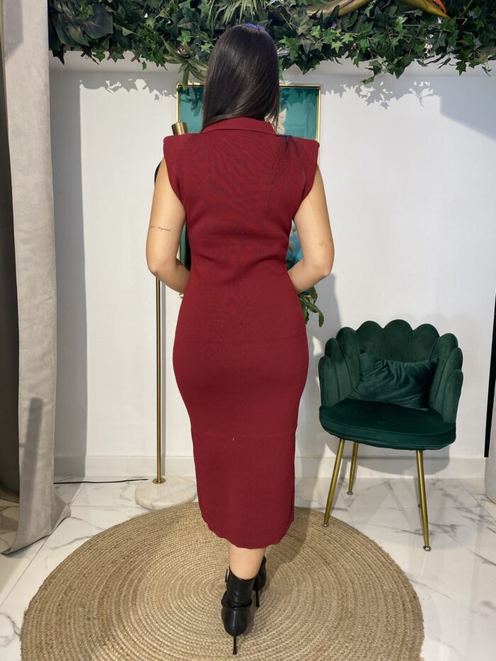 Vestido punto midy - Imagen 3