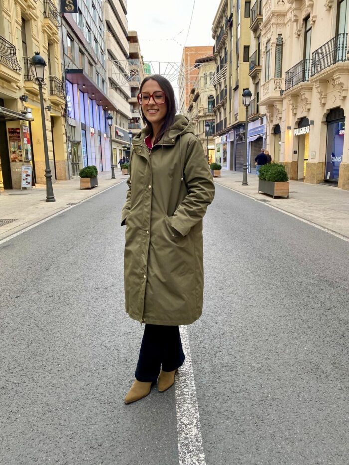 Parka kaki forrada pelito - Imagen 2