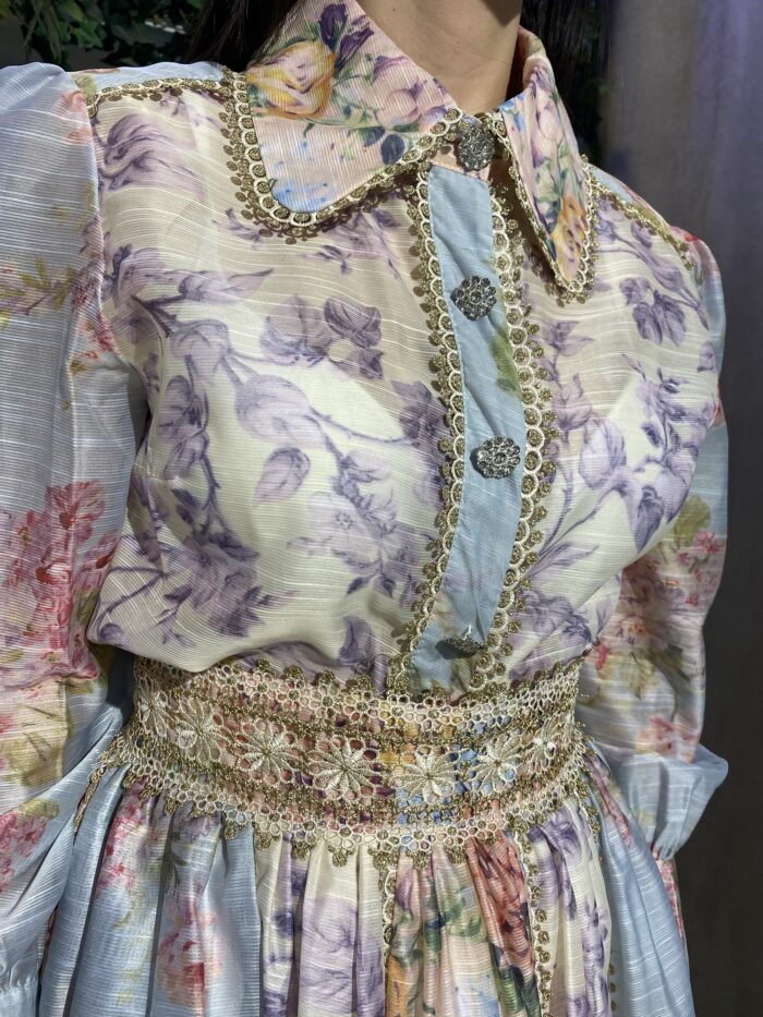 Conjunto estampado bajo puntilla - Imagen 5