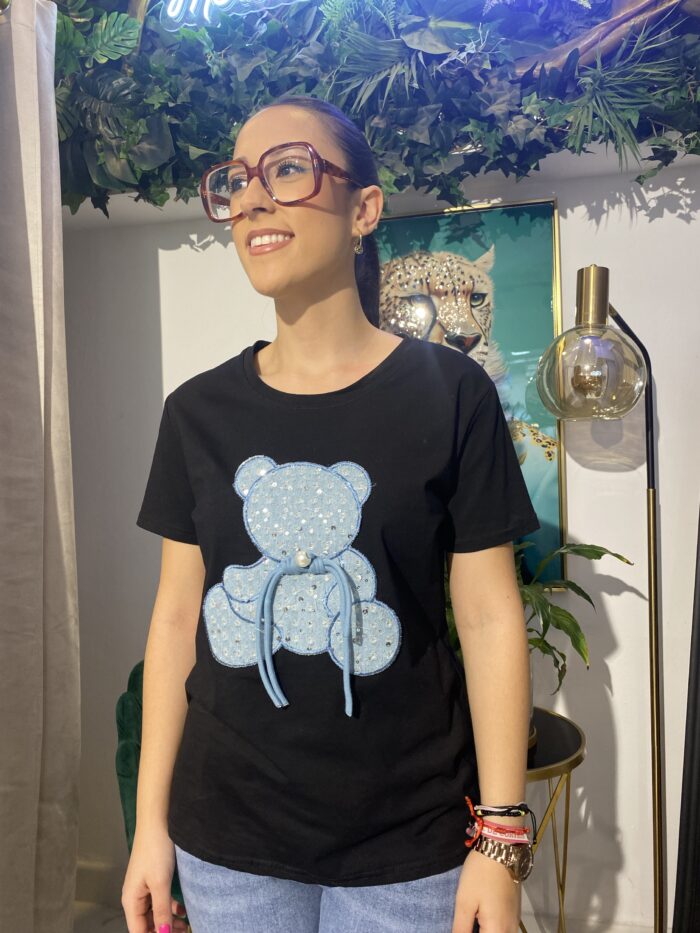 Camiseta oso pedrería - Imagen 3