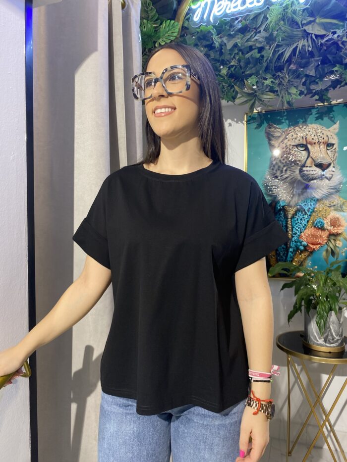 Camiseta pedrería cuello - Imagen 4