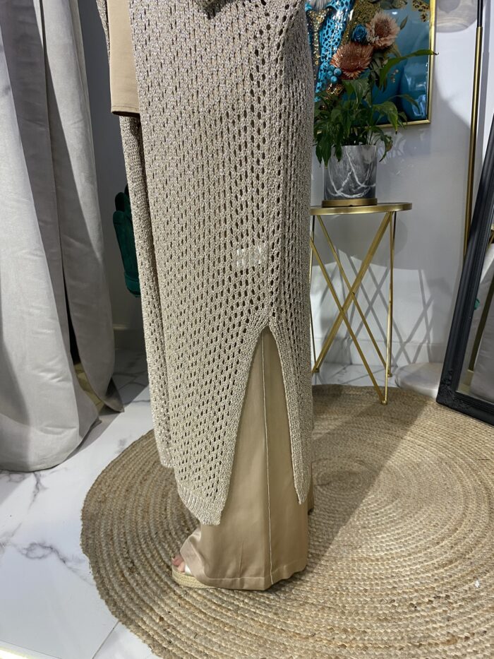 Chaqueta lurex larga calada - Imagen 5