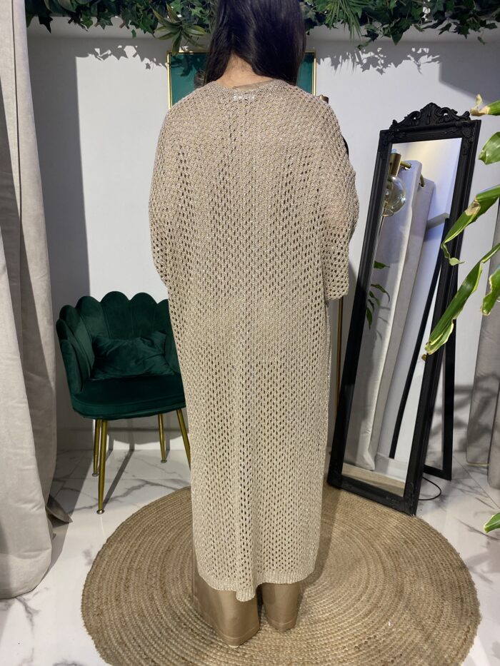 Chaqueta lurex larga calada - Imagen 6