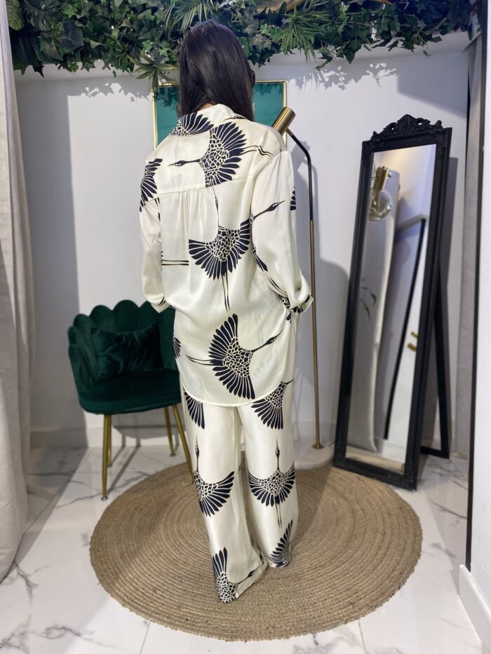 Camisa conjunto estampado cigüeña - Imagen 3
