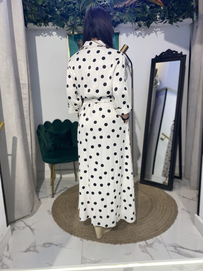 Vestido camisero lunares - Imagen 5