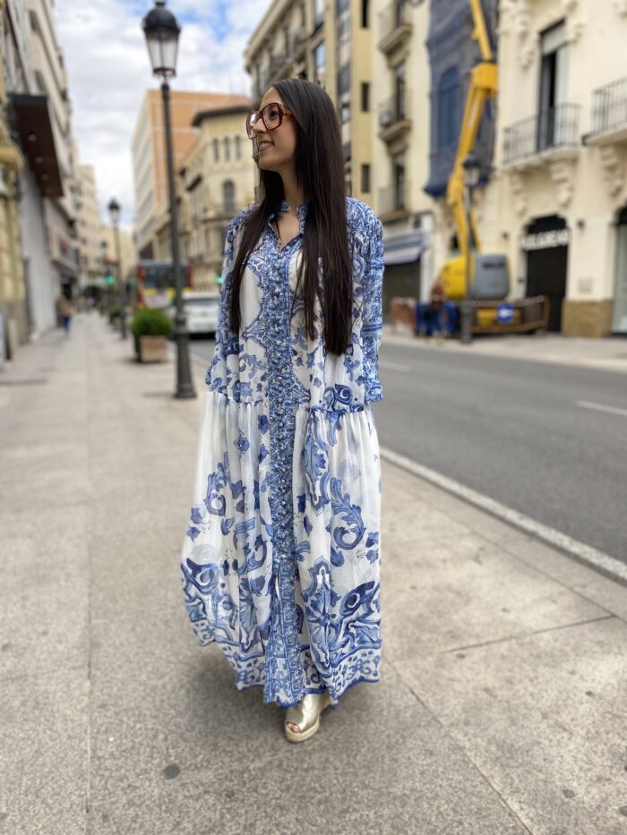 Vestido camisero largo dolce vita
