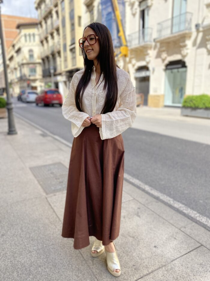Falda lino vuelo - Imagen 2