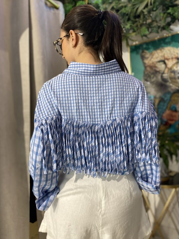 Camisa vichy flecos - Imagen 3