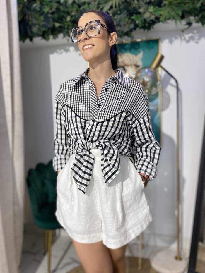 Camisa vichy flecos - Imagen 5