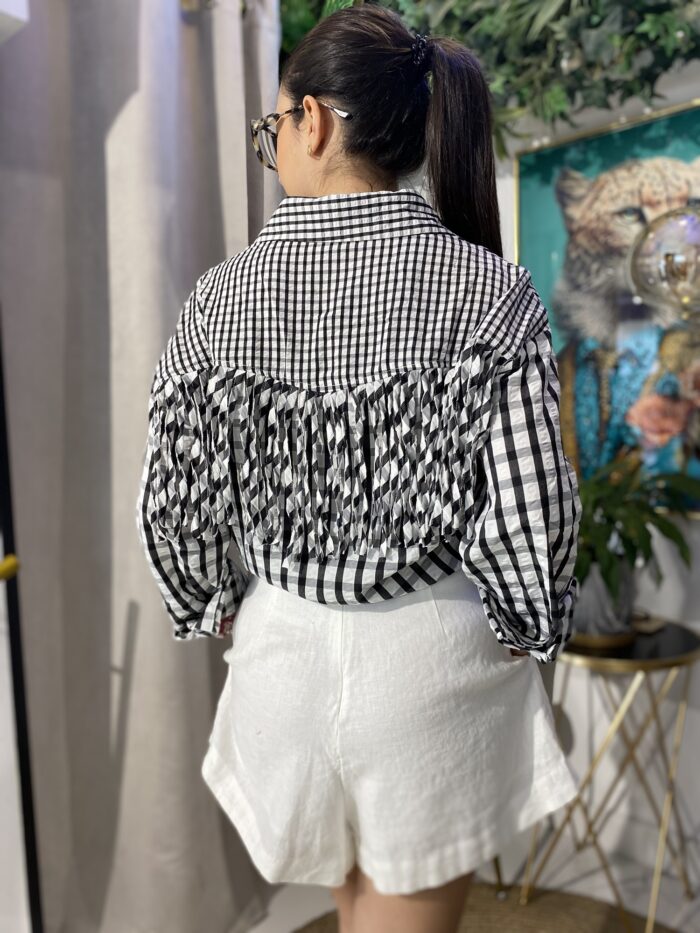 Camisa vichy flecos - Imagen 6
