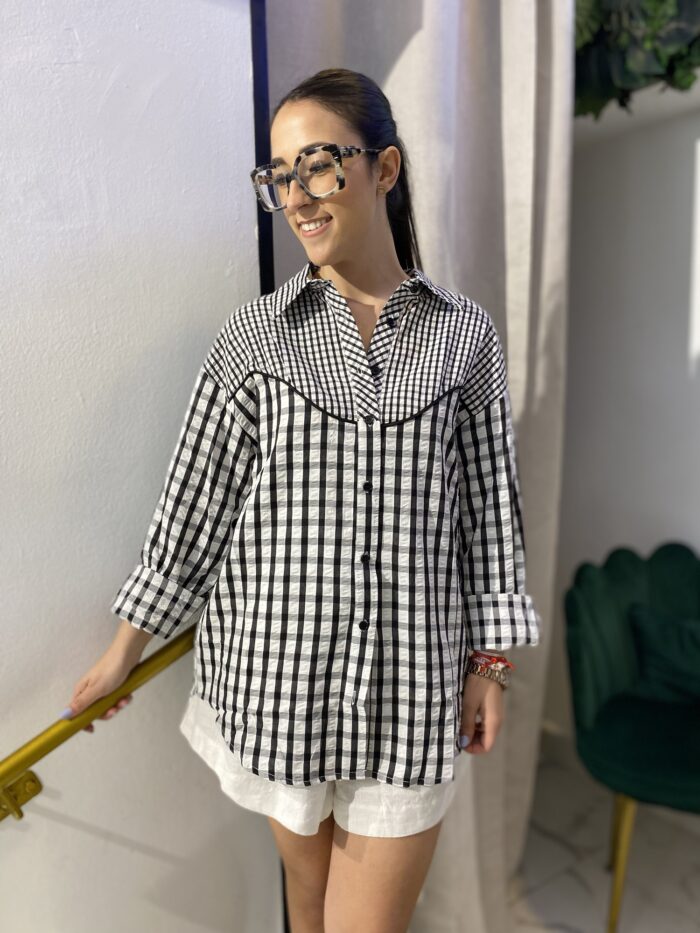 Camisa vichy flecos - Imagen 7