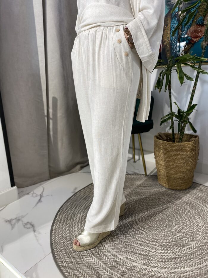 Pantalón conjunto botones - Imagen 2