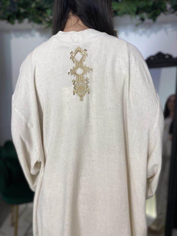 Kimono conjunto bordado etnico - Imagen 3
